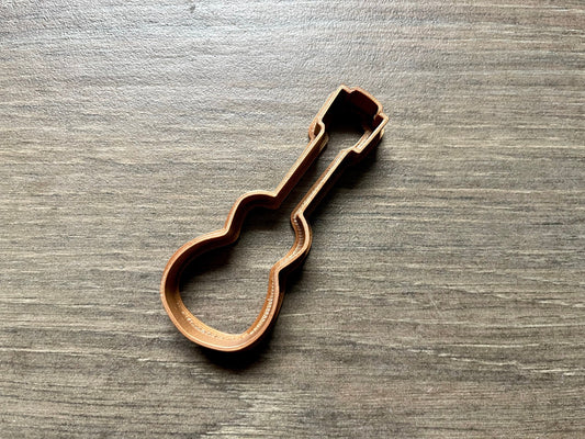 Guitar or Ukulele Cookie Cutter
