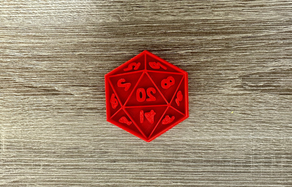 D20 Dice Cookie Cutter