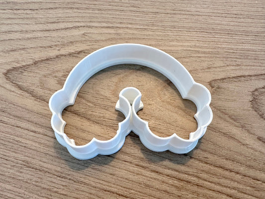 Rainbow Cloud Cookie Cutter