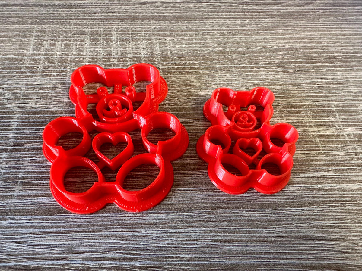 Bear Heart Cookie Cutter