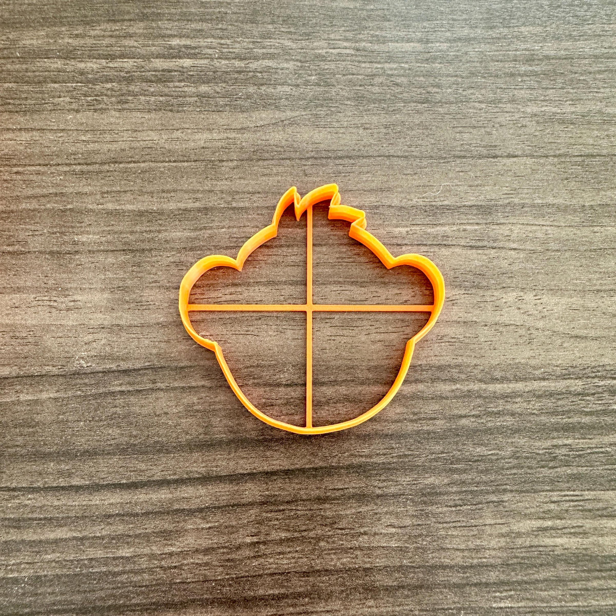 Monkey Face Outline Cookie Cutter