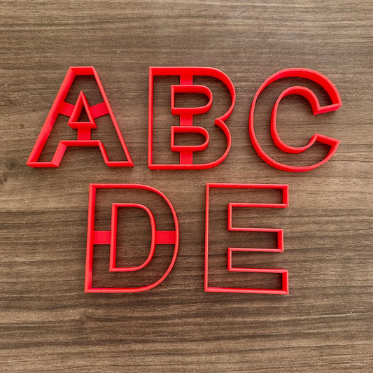 Letter or Number Cookie Cutter