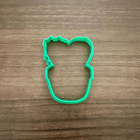Cactus Pot Outline Cookie Cutter