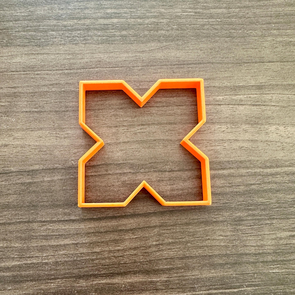 X Shape Outline Cookie Cutter