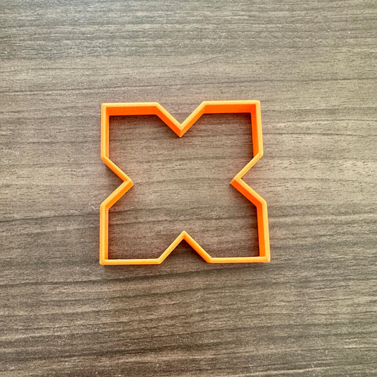 X Shape Outline Cookie Cutter