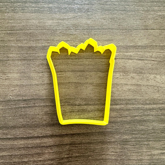 French Fries Outline Cookie Cutter