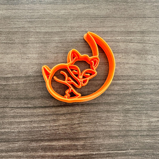 Fox on Moon Cookie Cutter