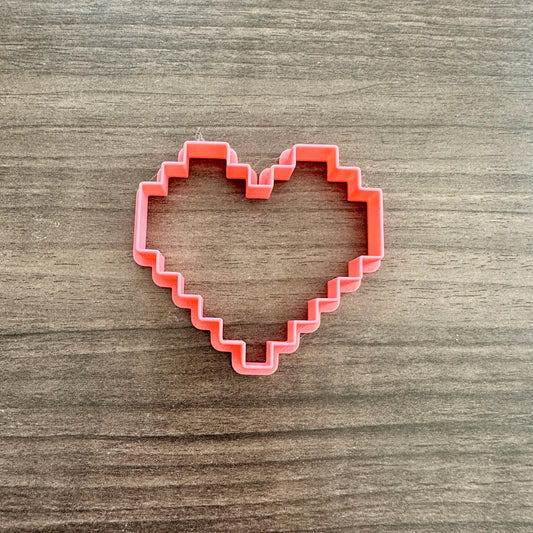 Pixel Heart Cookie Cutter