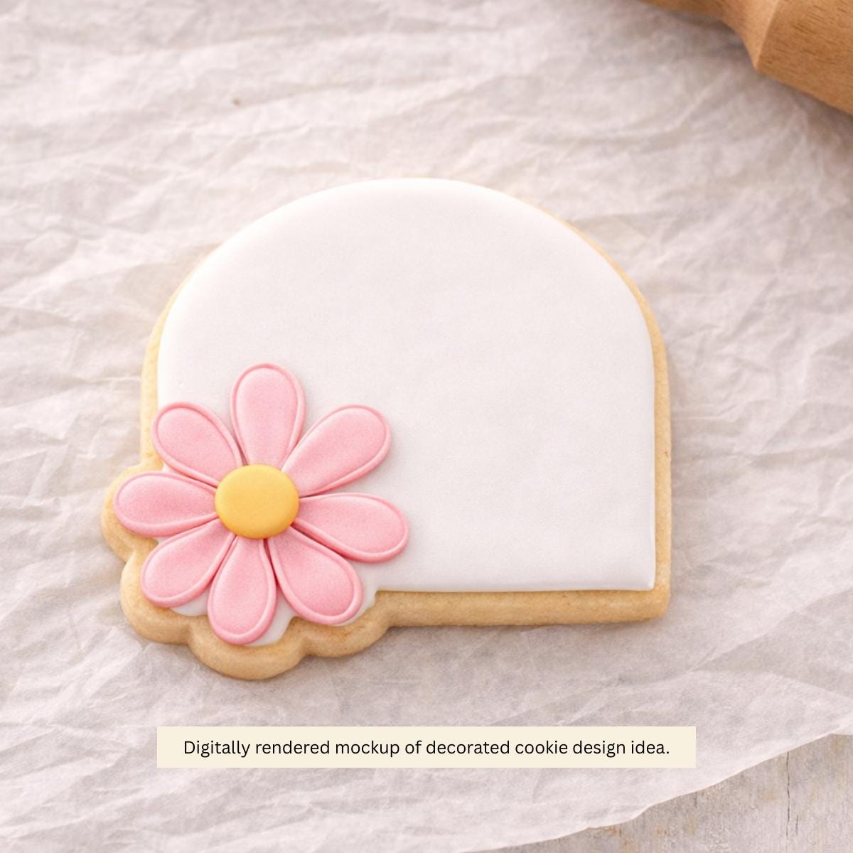 Arch with Daisies Cookie Cutter