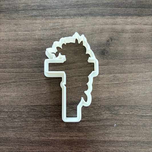 Easter Floral Cross Cookie Cutter