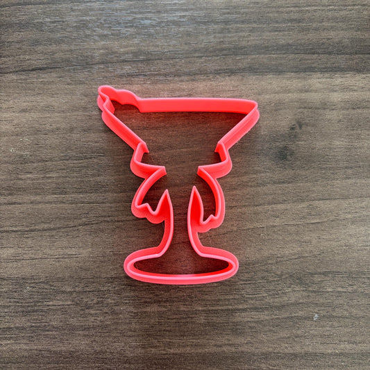 Martini with Bow Cookie Cutter