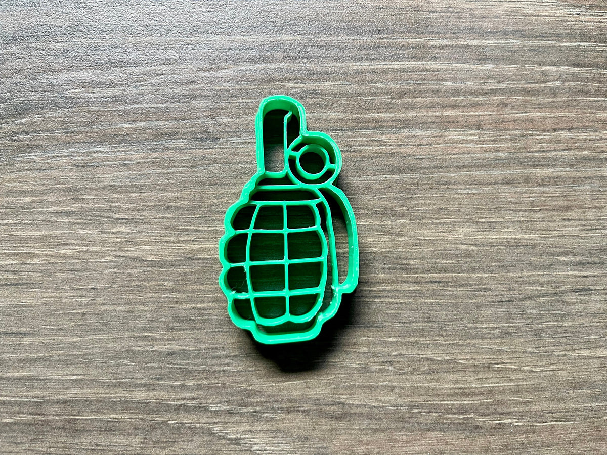 Grenade Cookie Cutter