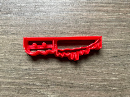 Bloody Knife Cookie Cutter