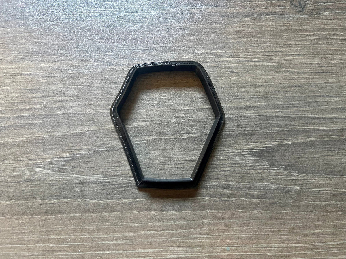Asymmetrical Coffin Cookie Cutter