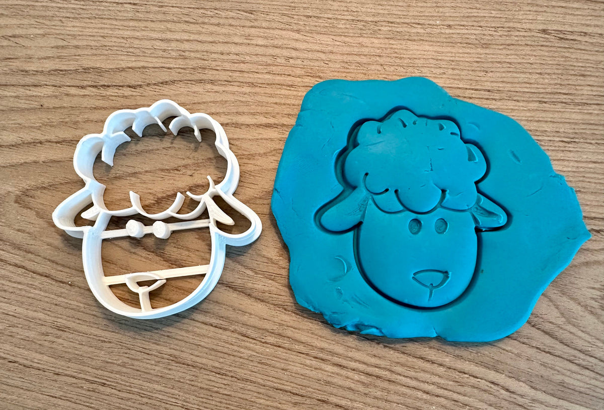 Sheep Face Cookie Cutter