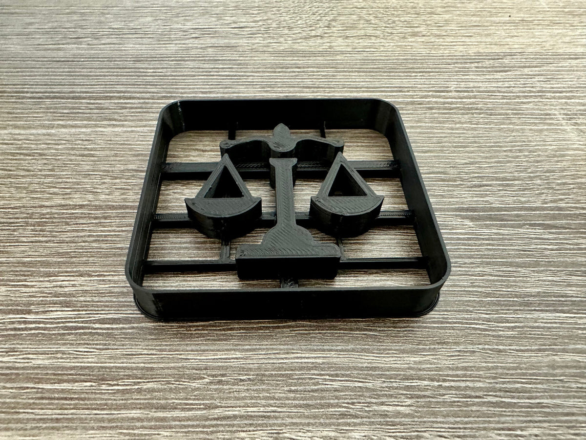 Scales of Justice Cookie Cutter