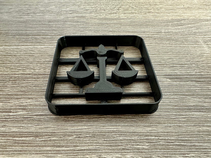 Scales of Justice Cookie Cutter