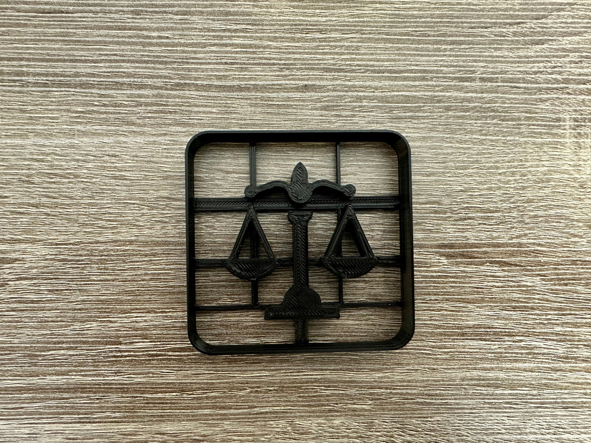 Scales of Justice Cookie Cutter