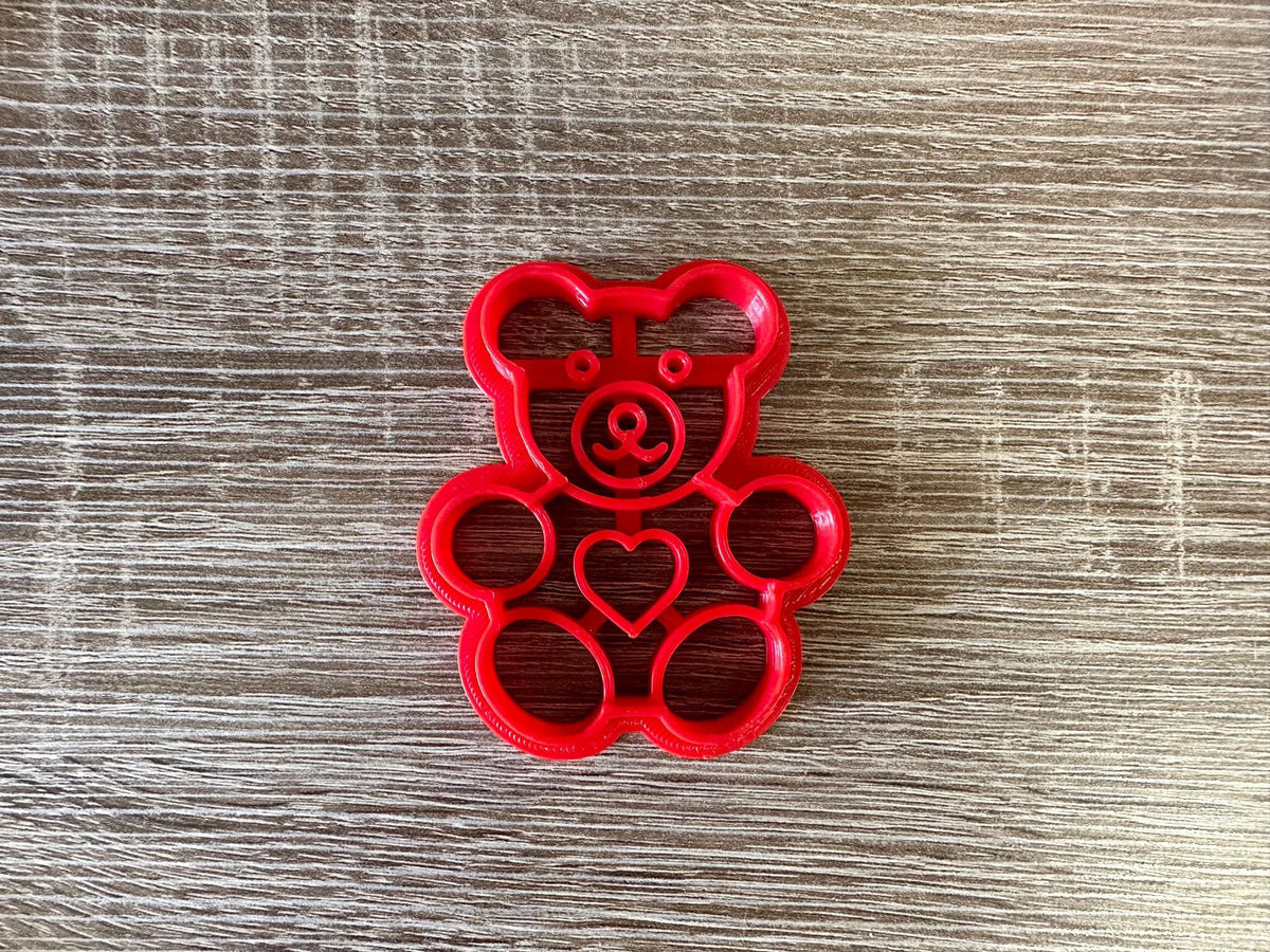 Bear Heart Cookie Cutter