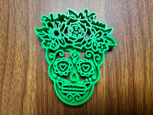 Female Sugar Skull Cookie Cutter