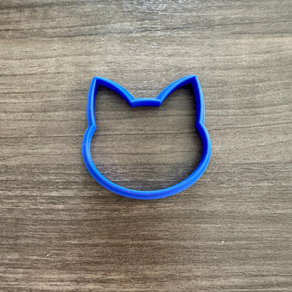 Cat Head Outline Cookie Cutter