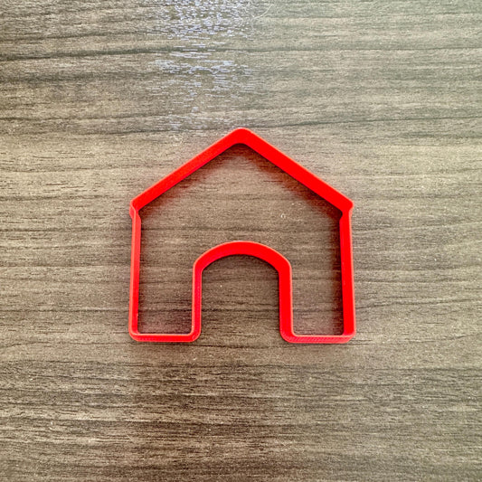 Dog House Outline Cookie Cutter