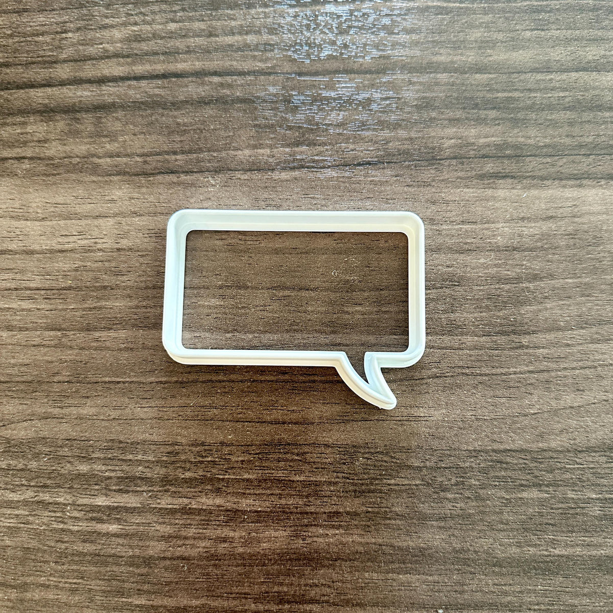 Speech Bubble Rectangular Cookie Cutter