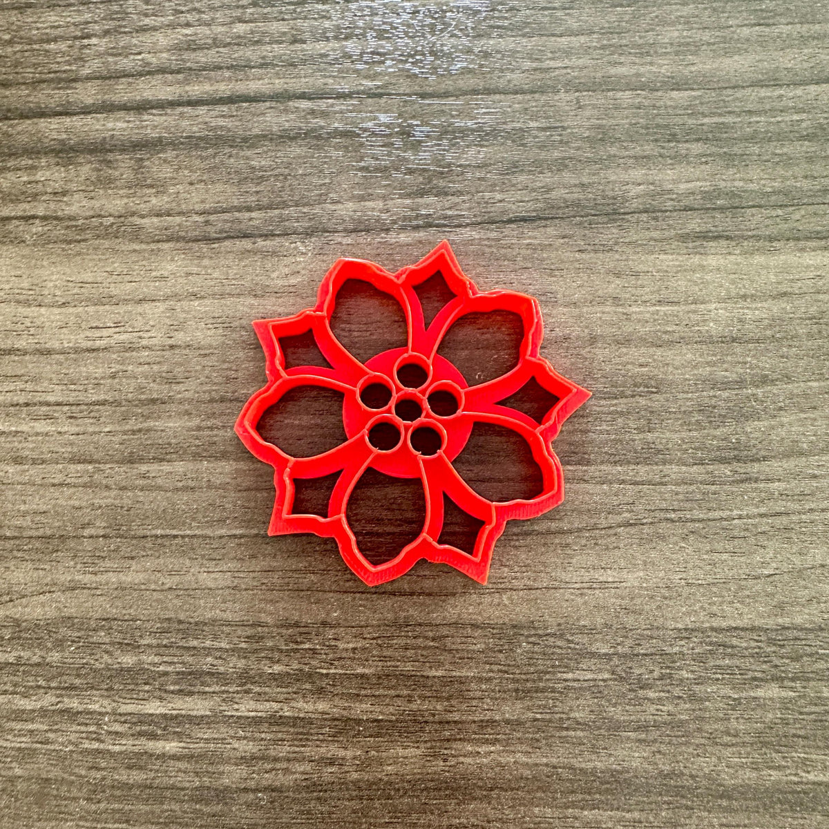 Poinsettia Flower Cookie Cutter