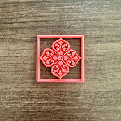 Vintage Square Tile Cookie Cutter