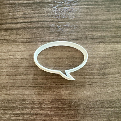 Speech Bubble Oval Cookie Cutter