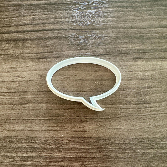 Speech Bubble Oval Cookie Cutter