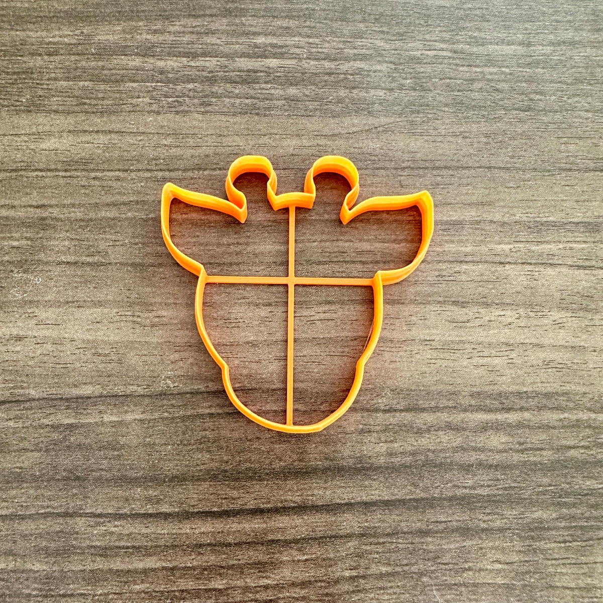 Giraffe Face Outline Cookie Cutter