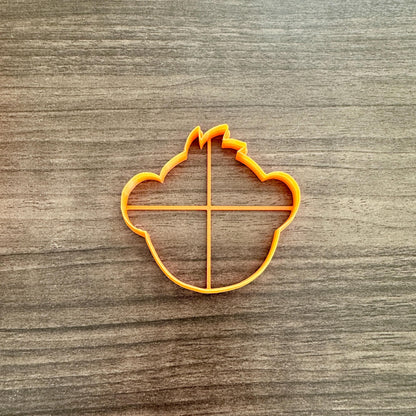 Monkey Face Outline Cookie Cutter
