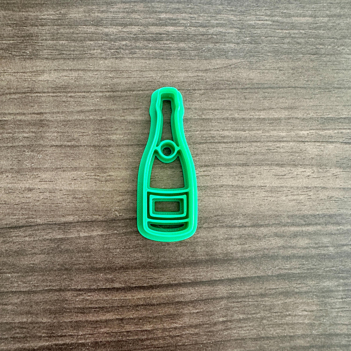 New Year's Champagne Bottle Cookie Cutter