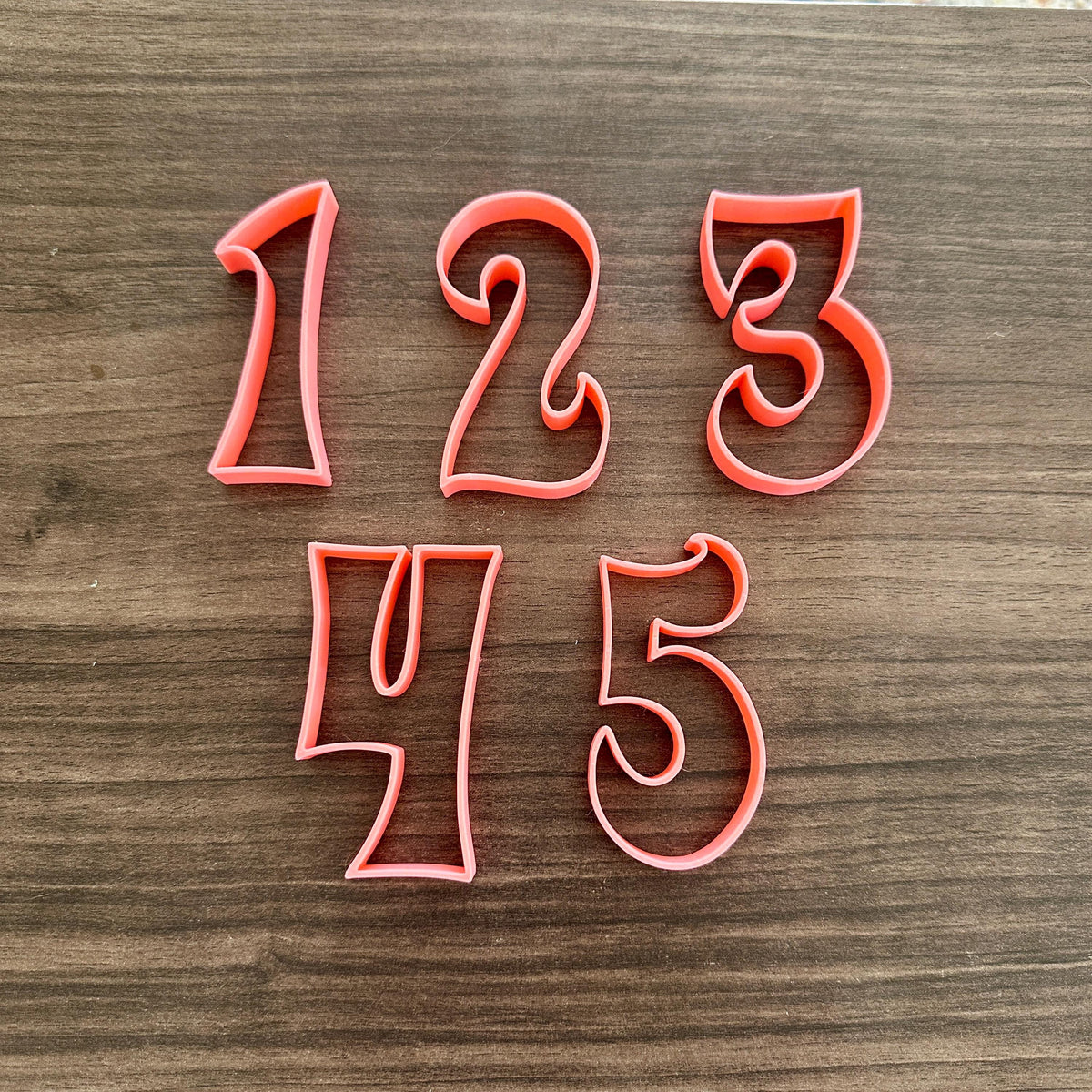 Groovy Number Cookie Cutter