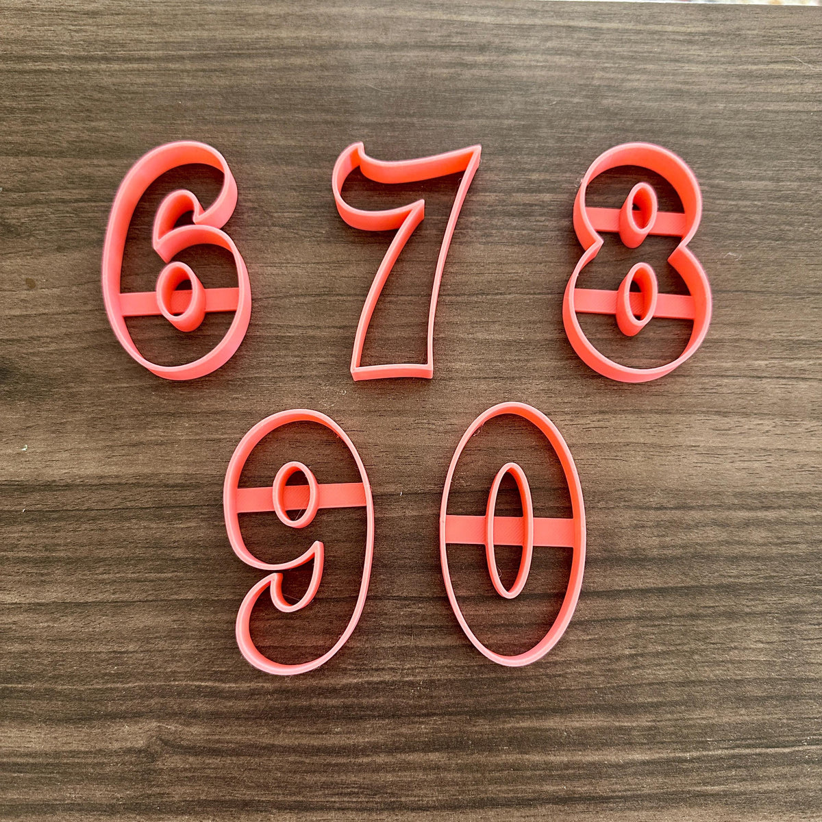 Groovy Number Cookie Cutter