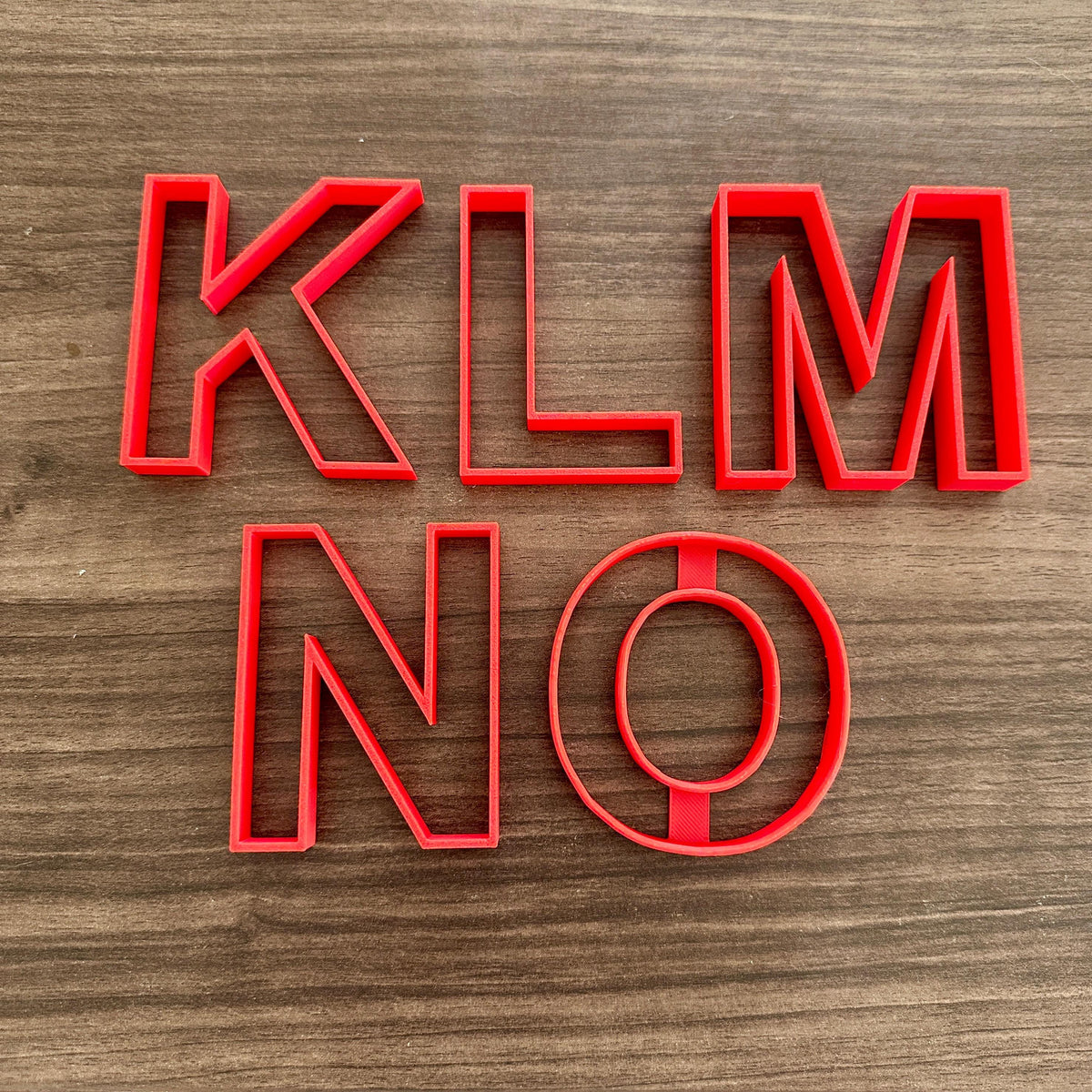 Letter or Number Cookie Cutter