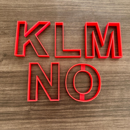 Letter or Number Cookie Cutter