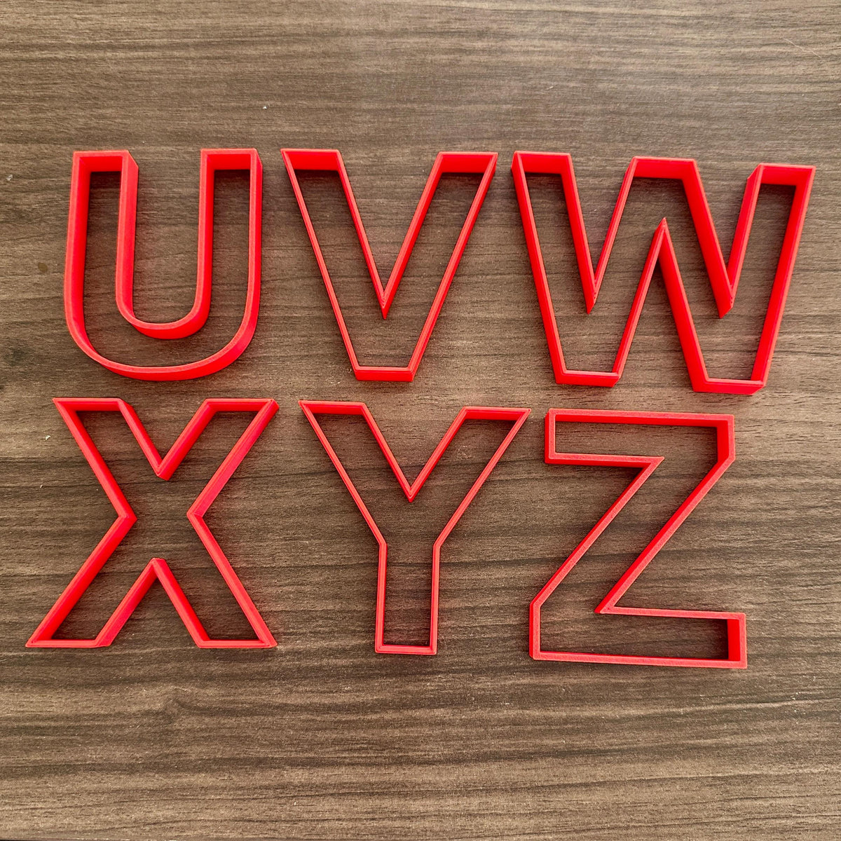 Letter or Number Cookie Cutter