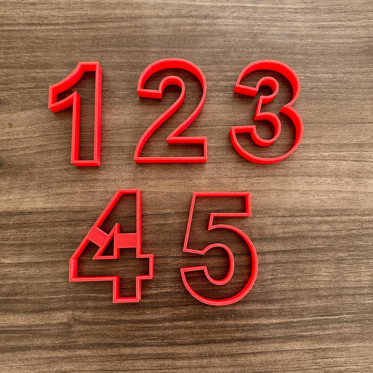 Letter or Number Cookie Cutter