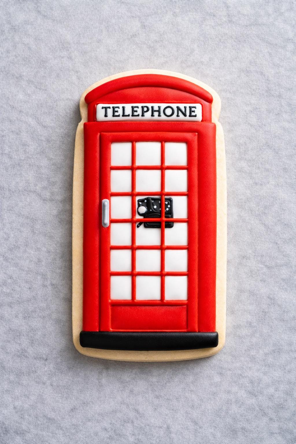 Telephone Booth Outline Cookie Cutter