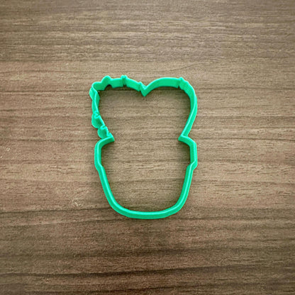 Cactus Pot Outline Cookie Cutter