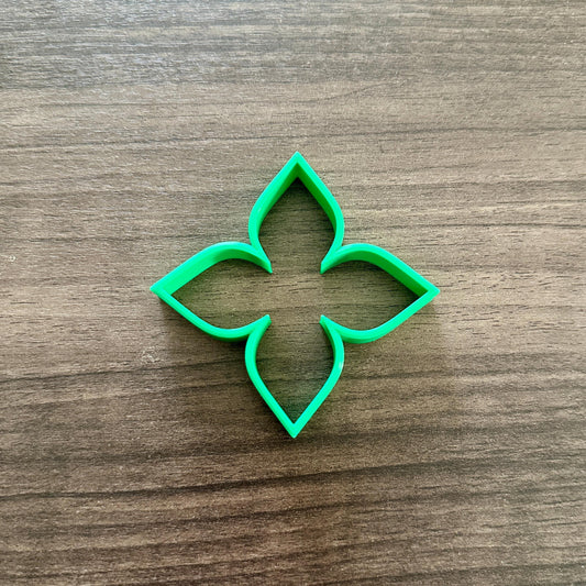 4 Point Floral Shape Cookie Cutter