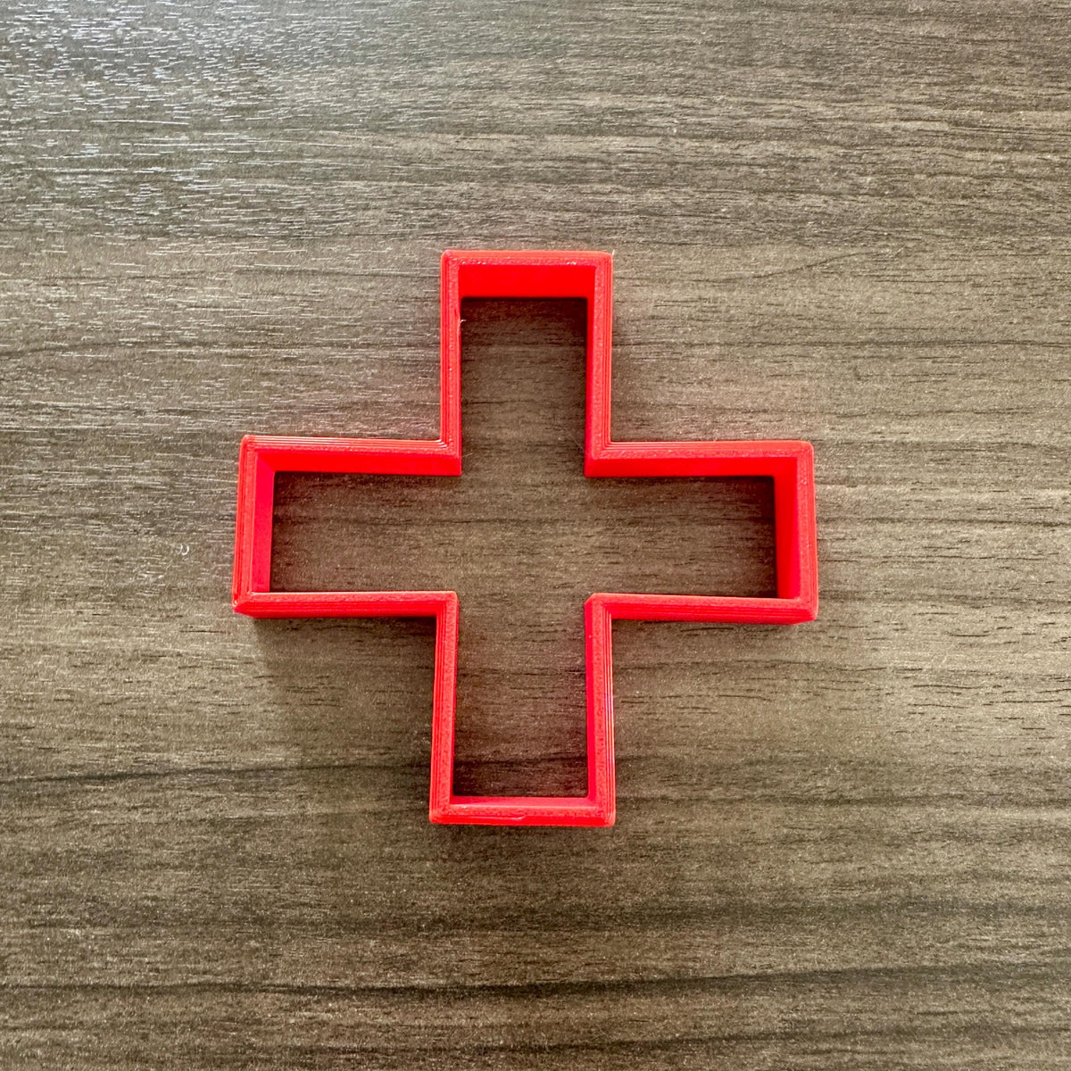 Plus Sign Outline Cookie Cutter