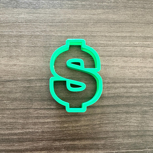 Dollar Sign Cookie Cutter