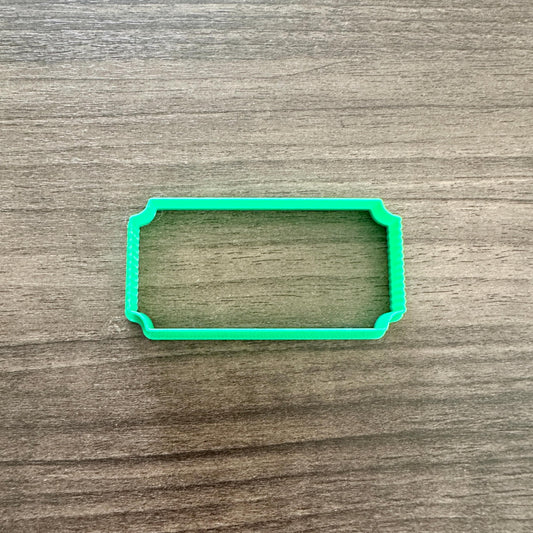 Ticket Outline Cookie Cutter