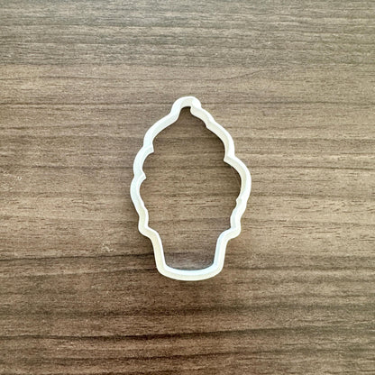 Ice Cream Cone Outline Cookie Cutter