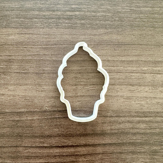 Ice Cream Cone Outline Cookie Cutter