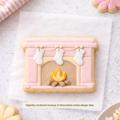 Fireplace Mantle Cookie Cutter