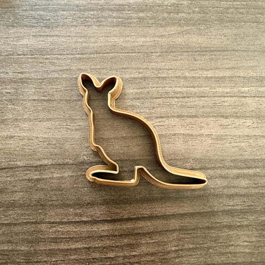 Kangaroo Outline Cookie Cutter